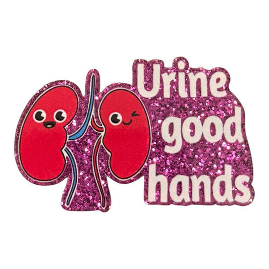 Urine Good Hands Acrylic Flatback