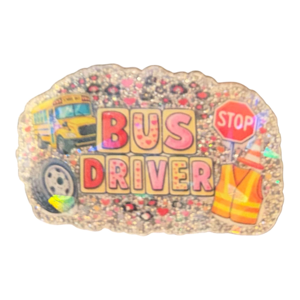 Holographic Bus Driver Acrylic Flatback