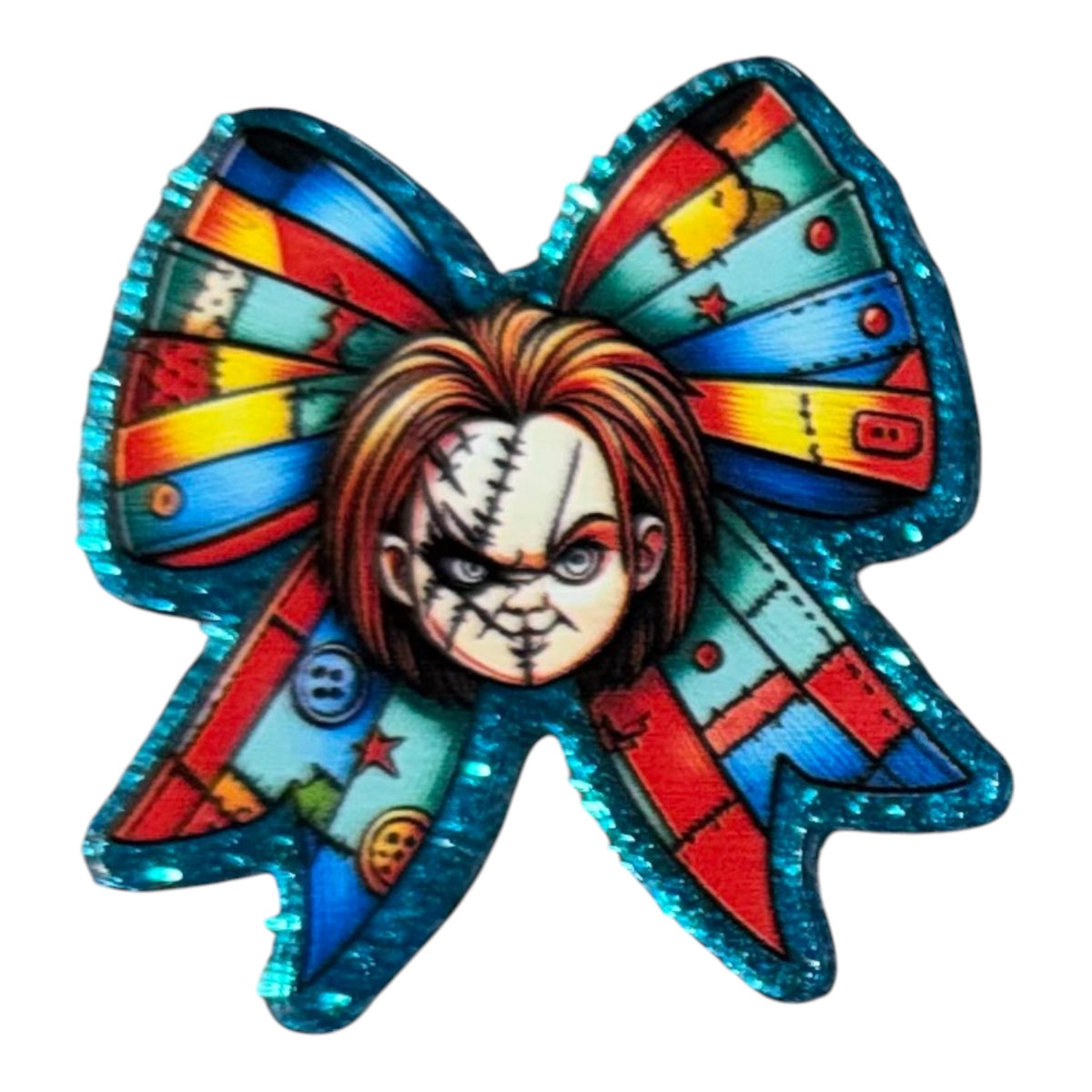 Horror Bow Acrylic Flatback