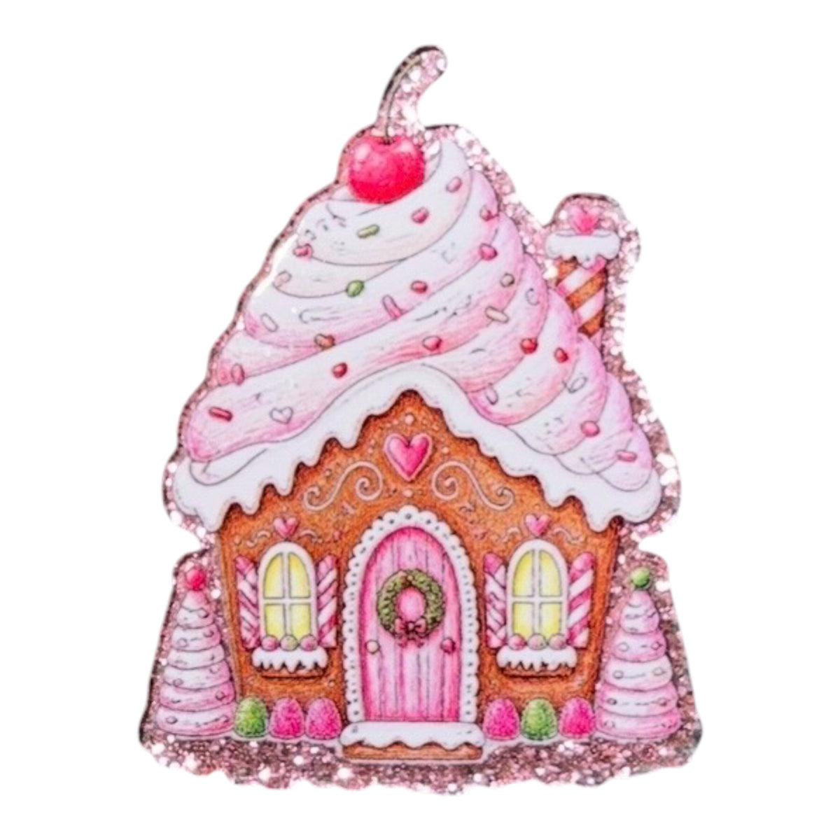 Gingerbread House Acrylic Flatback