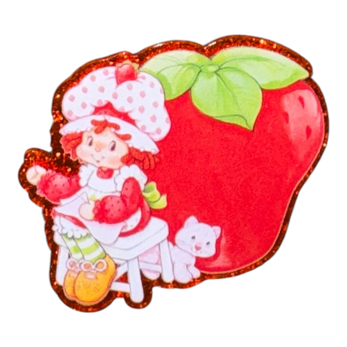 Strawberry Girl Acrylic Flatback
