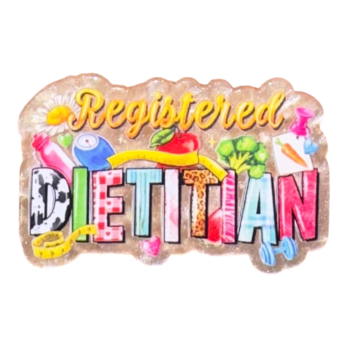 Registered Dietitian Acrylic Flatback