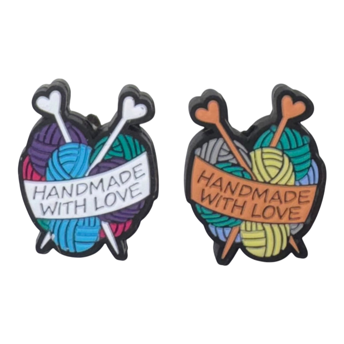 Handmade With Love Knitting/Crochet Silicone Focal