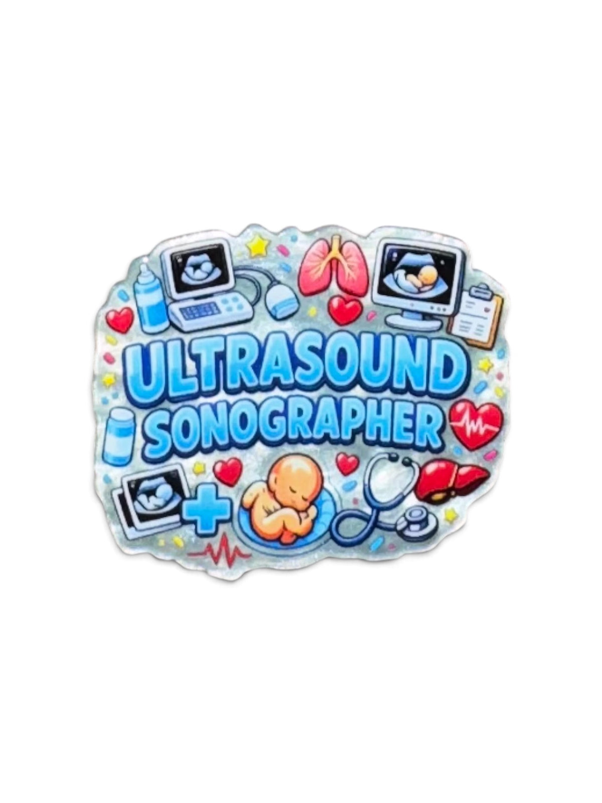 Ultrasound Sonographer Acrylic Flatback