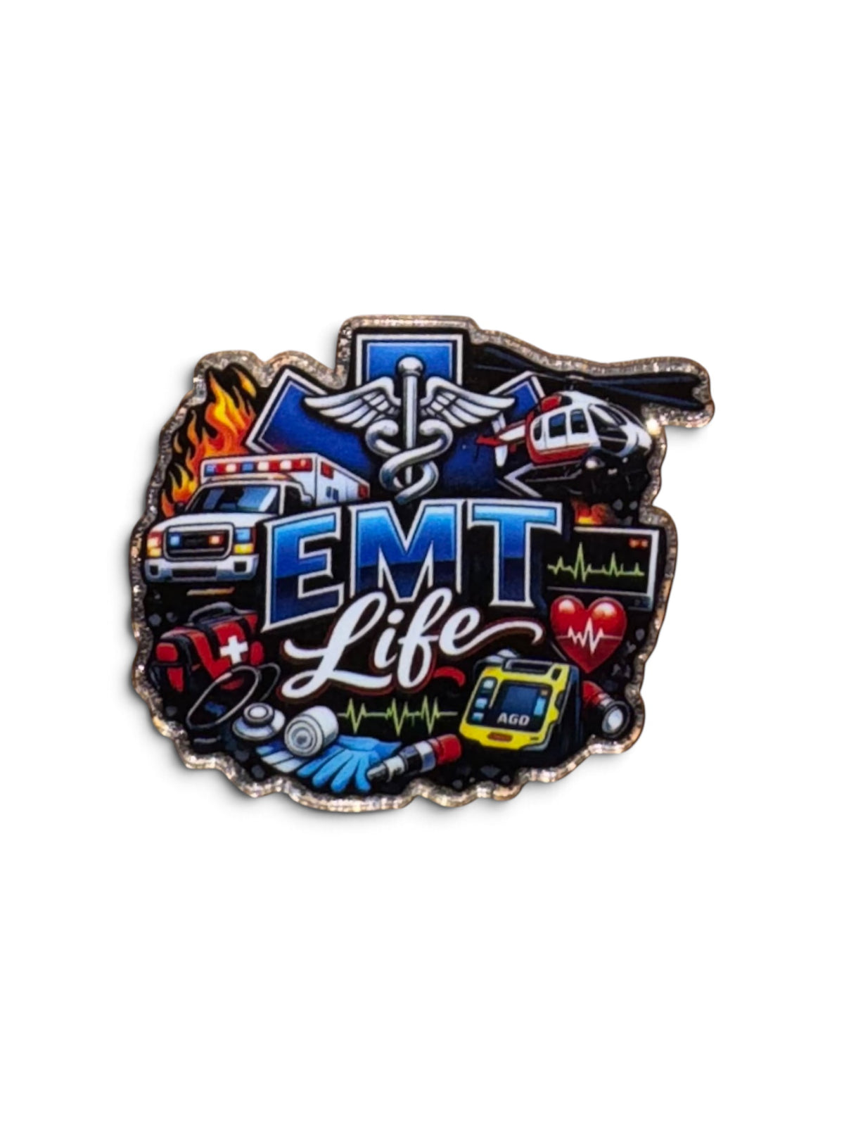 EMT Life Acrylic Flatback