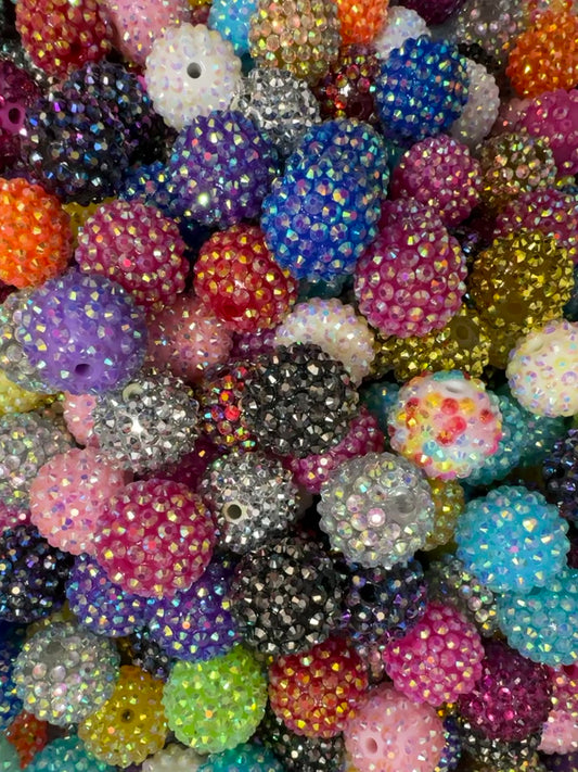 Rhinestone Acrylic Beads