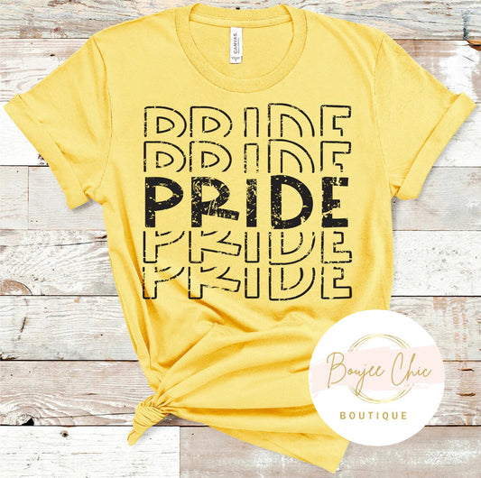 Pride Stacked Word Art