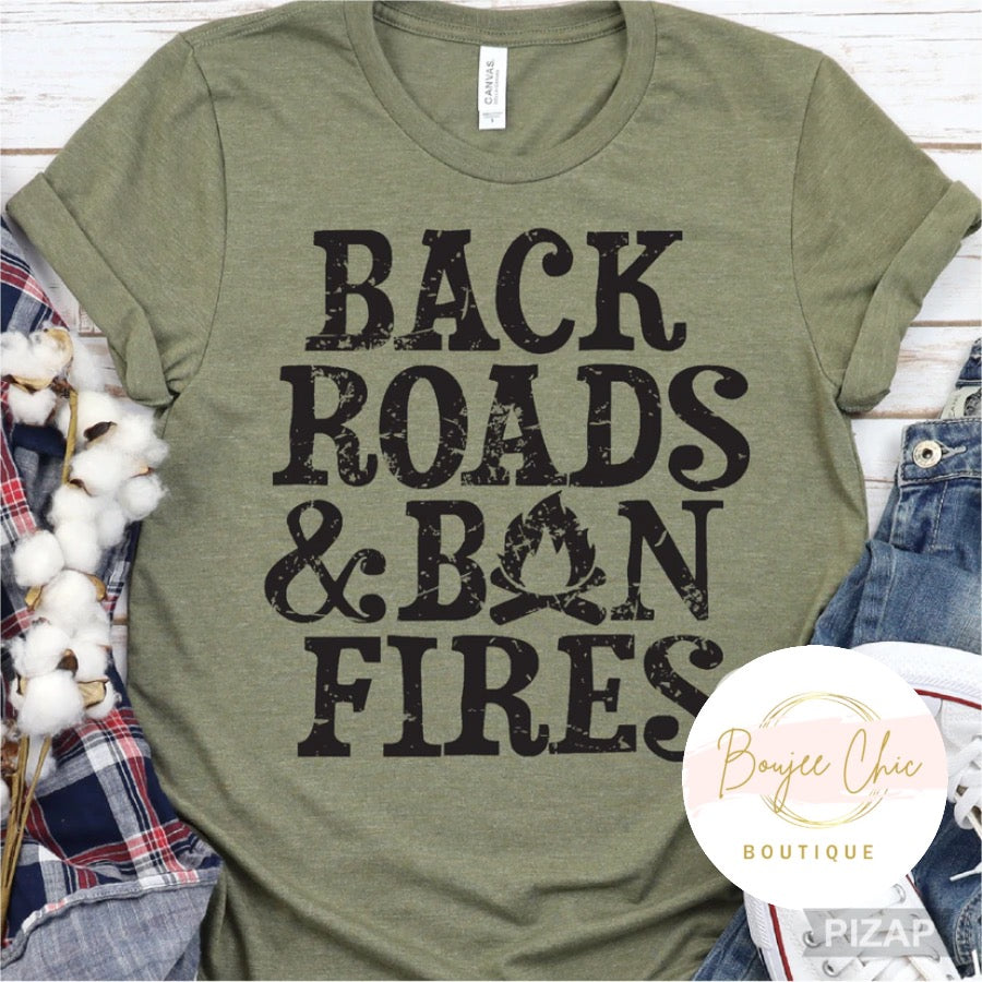 Back Roads And Bonfires T-Shirt