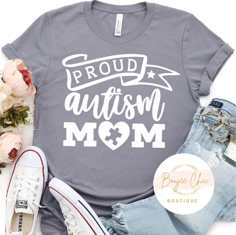 Proud Autism Mom T-Shirt