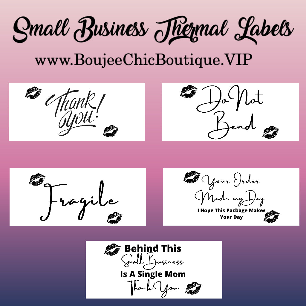 Small Business Thermal Labels