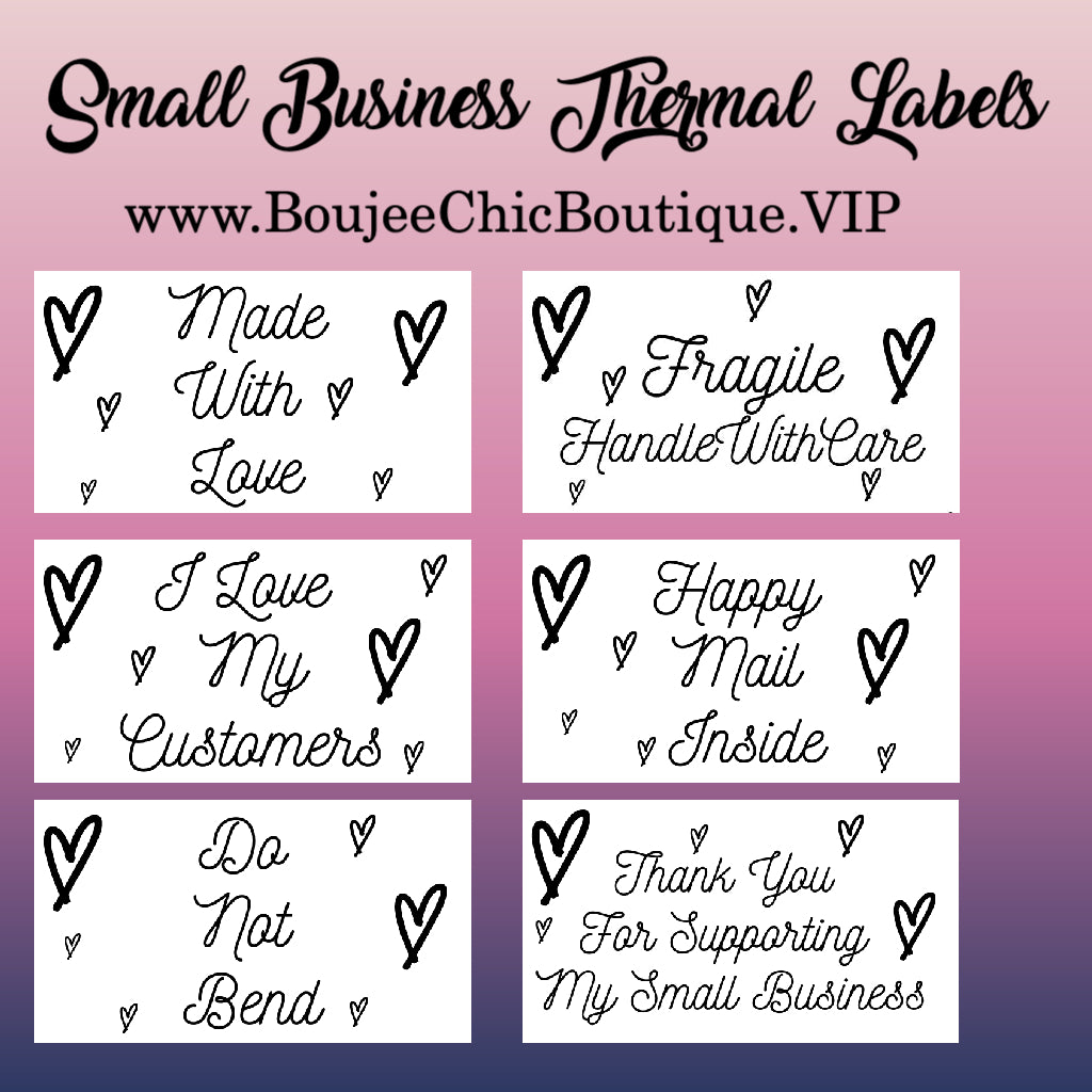 Small Business Thermal Labels